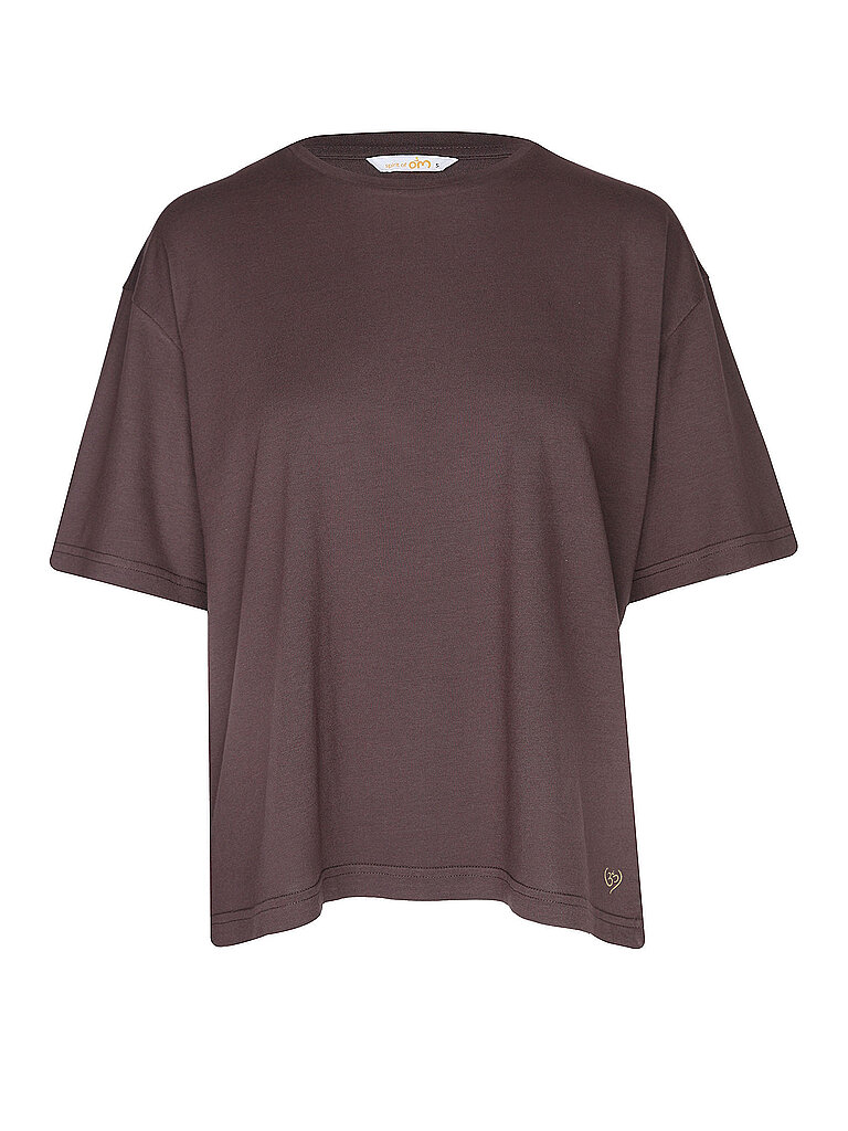 SPIRIT OF OM Damen Yogashirt Chandra braun | L